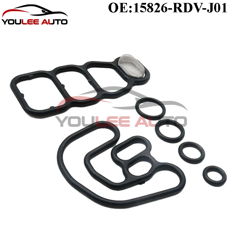 

New 15826-RDV-J01 15826RDVJ01 VTEC Solenoid Valve Gasket Filter Screen For Honda Odyssey Pilot Accord Hybrid 05-08 Car Parts