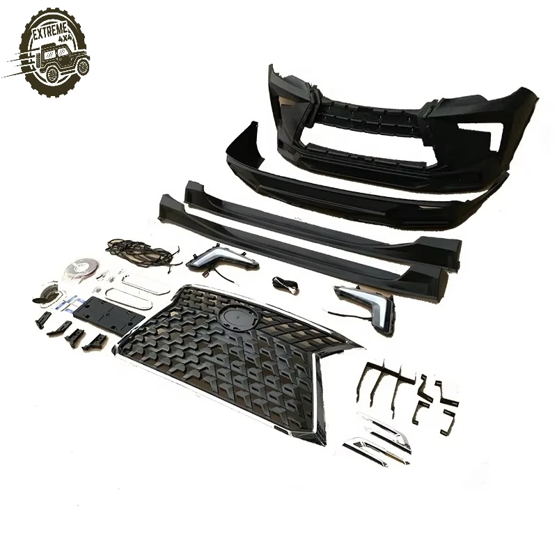 

Body Kit Bumper CH High Quality New Car Modify Body Kit Pp Material R Style Bumper Car Accessories for Toyota Fortuner 2017