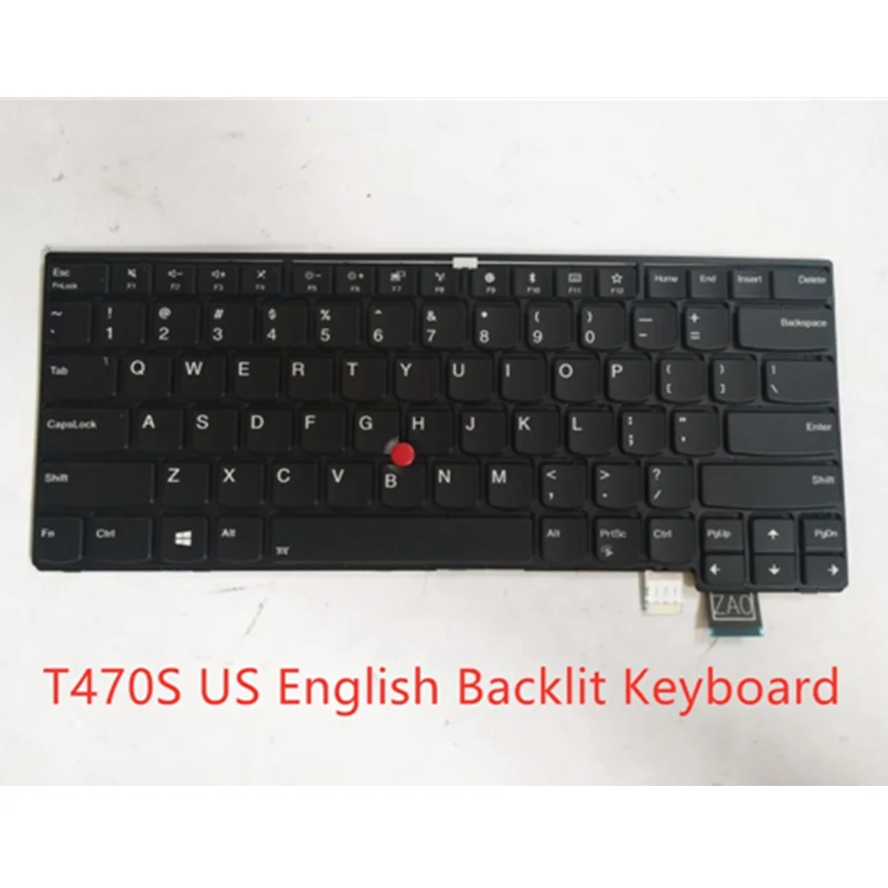 

New Original for Lenovo Thinkpad T460s T470S US English Backlit Keyboard FRU 01EN723 01EN682 SN20L82088