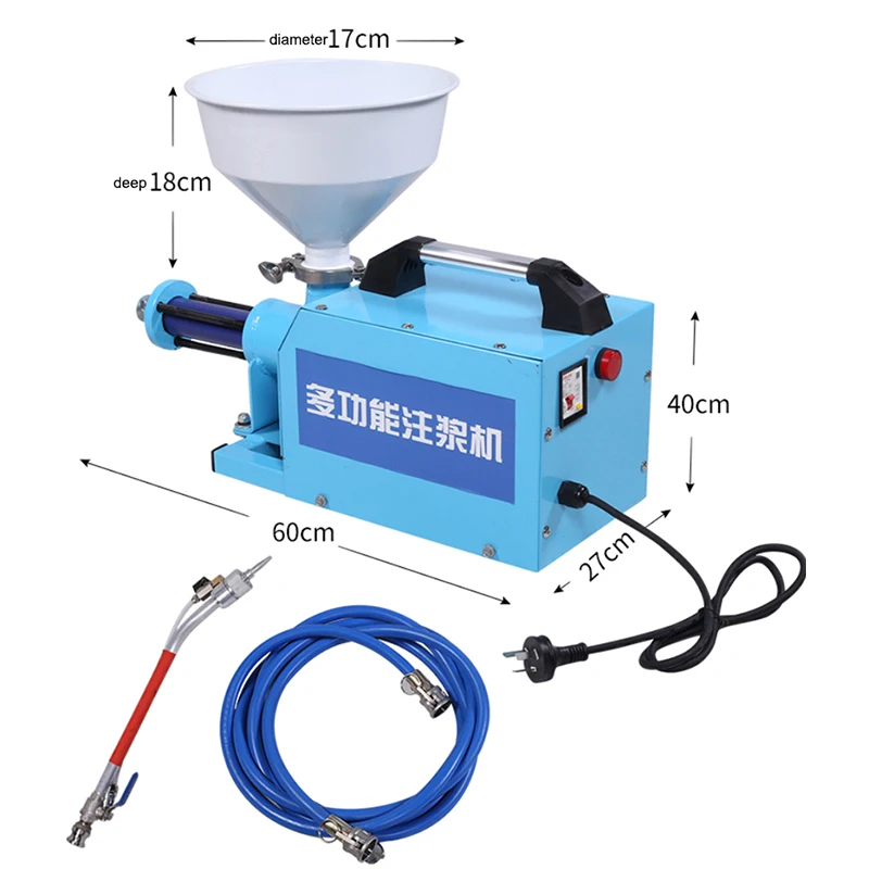 Electric high pressure grouting machine pure cement slurry caulking gun no particle material caulking machine tile grouting leak