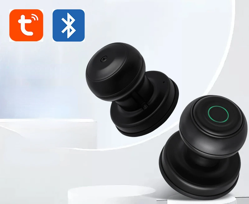

Блокировка по отпечатку пальца для Tuya, Bluetooth, водонепроницаемый смарт-замок, бесключевой доступ, биометрическая разблокировка по отпечатку пальца, Type-C и ключом