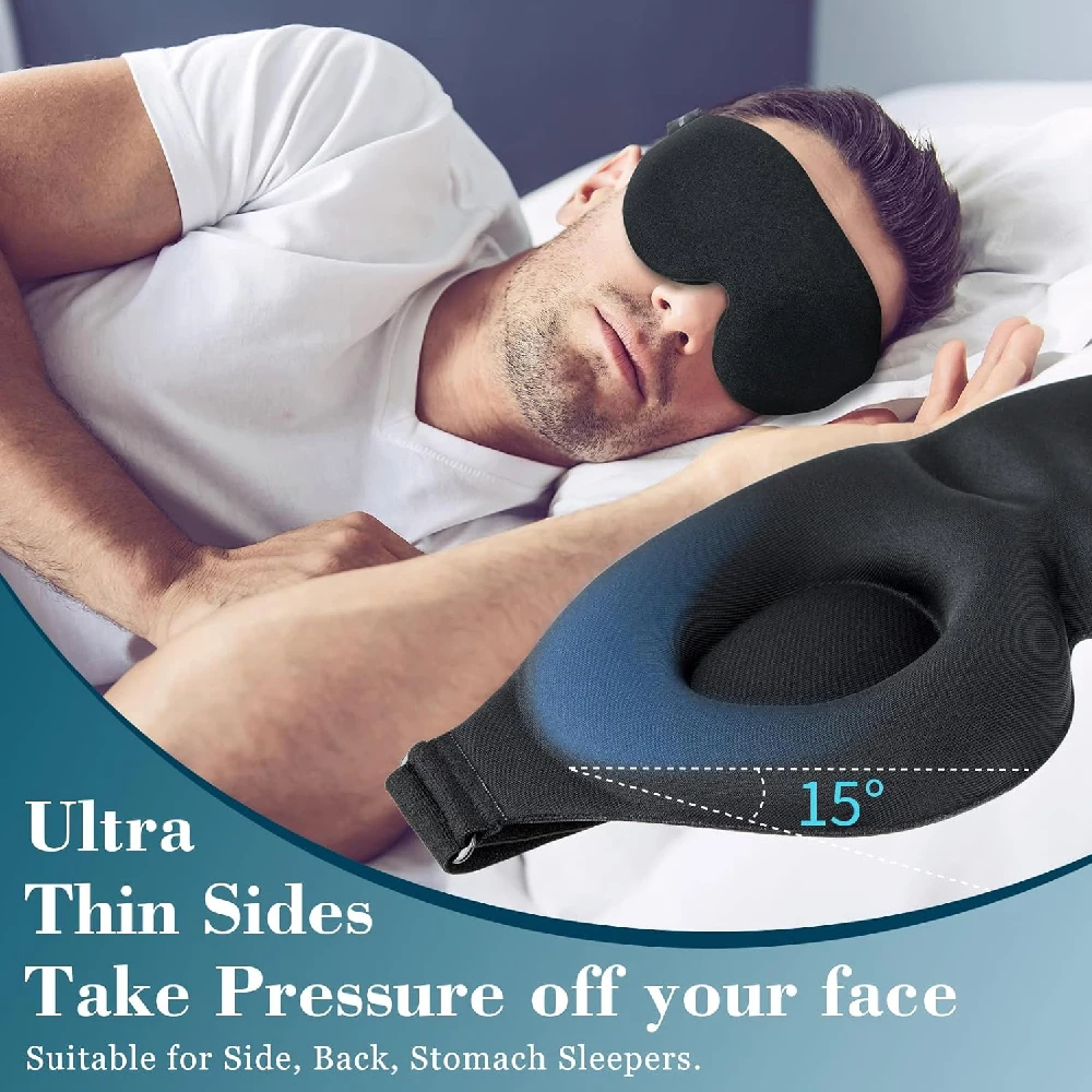 1PCS Sleep Mask, 3D Blocking L - 3D Printing Mask 评论和价格