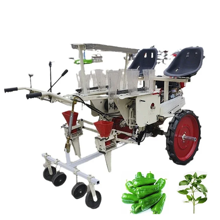 2024 TENGAO new type  onion transplanting machine automatic vegetable planter pepper planter