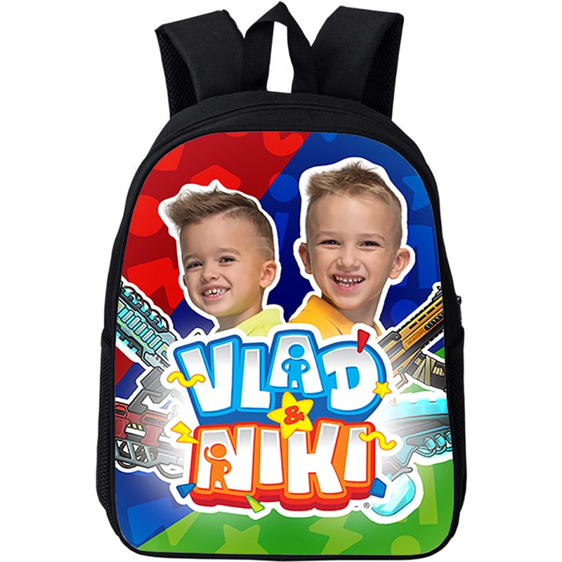 

Funny Vlad And Niki Print Backpack for Preschool Girls Kids Kindergarten School Bag Toddler Boys Bookbag Waterproof Bagpack Gift