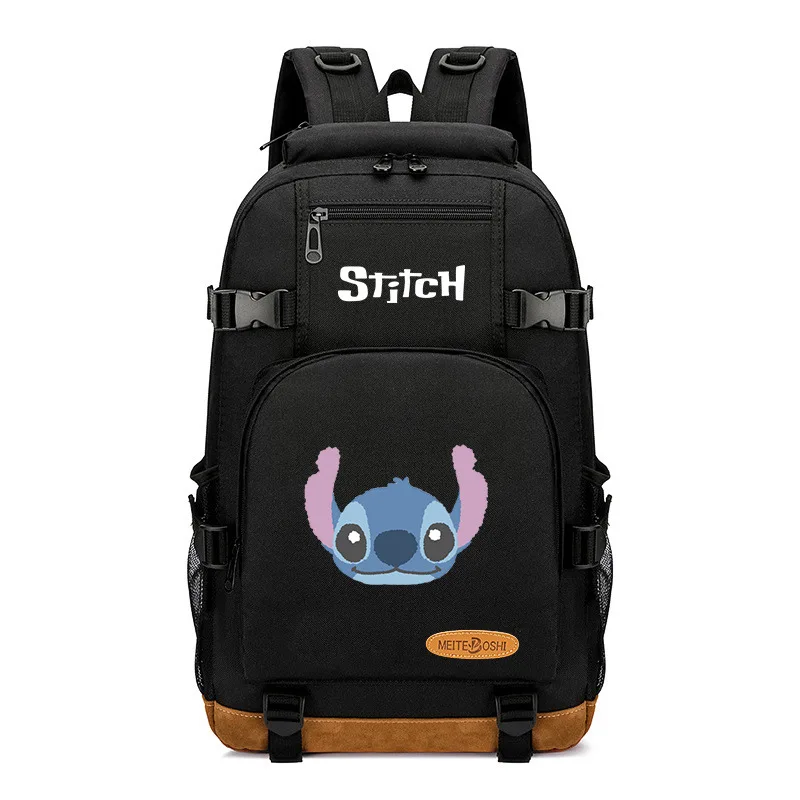 Disney New Stitch Student Schoolbag Large Capacity Casual and Lightweight Shoulder Pad Waterproof Backpack