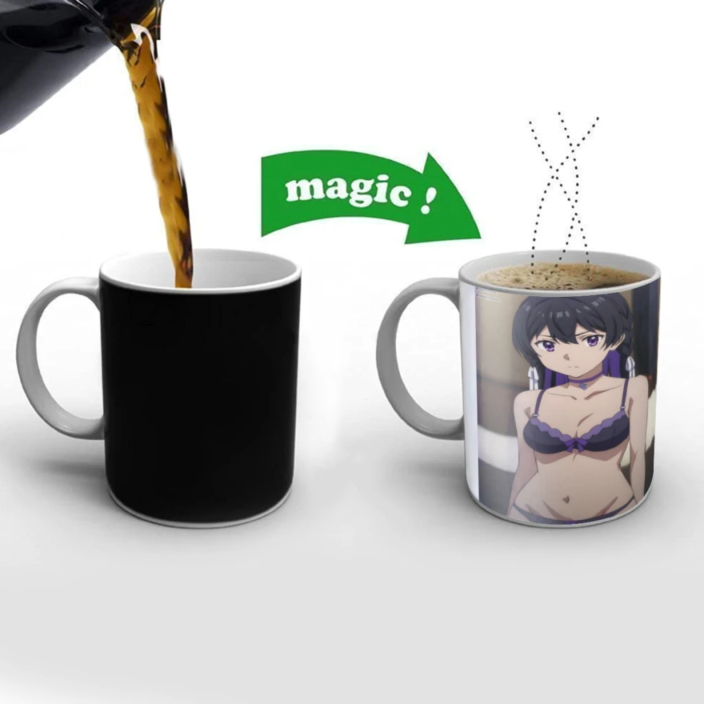 Anime Unnamed Memory Coffee Mugs Cup Color Changed Mug Heat Sensitive Tea Cup Coffee Mug Gift Mug