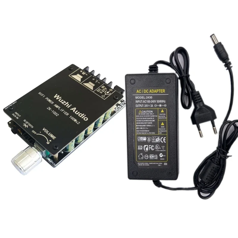 ZK-1002 HIFI 100WX2 TPA3116 Bluetooth 5.0 Yüksek Güçlü Dijital Amplifikatör Stereo Kartı AMP Ev Sineması