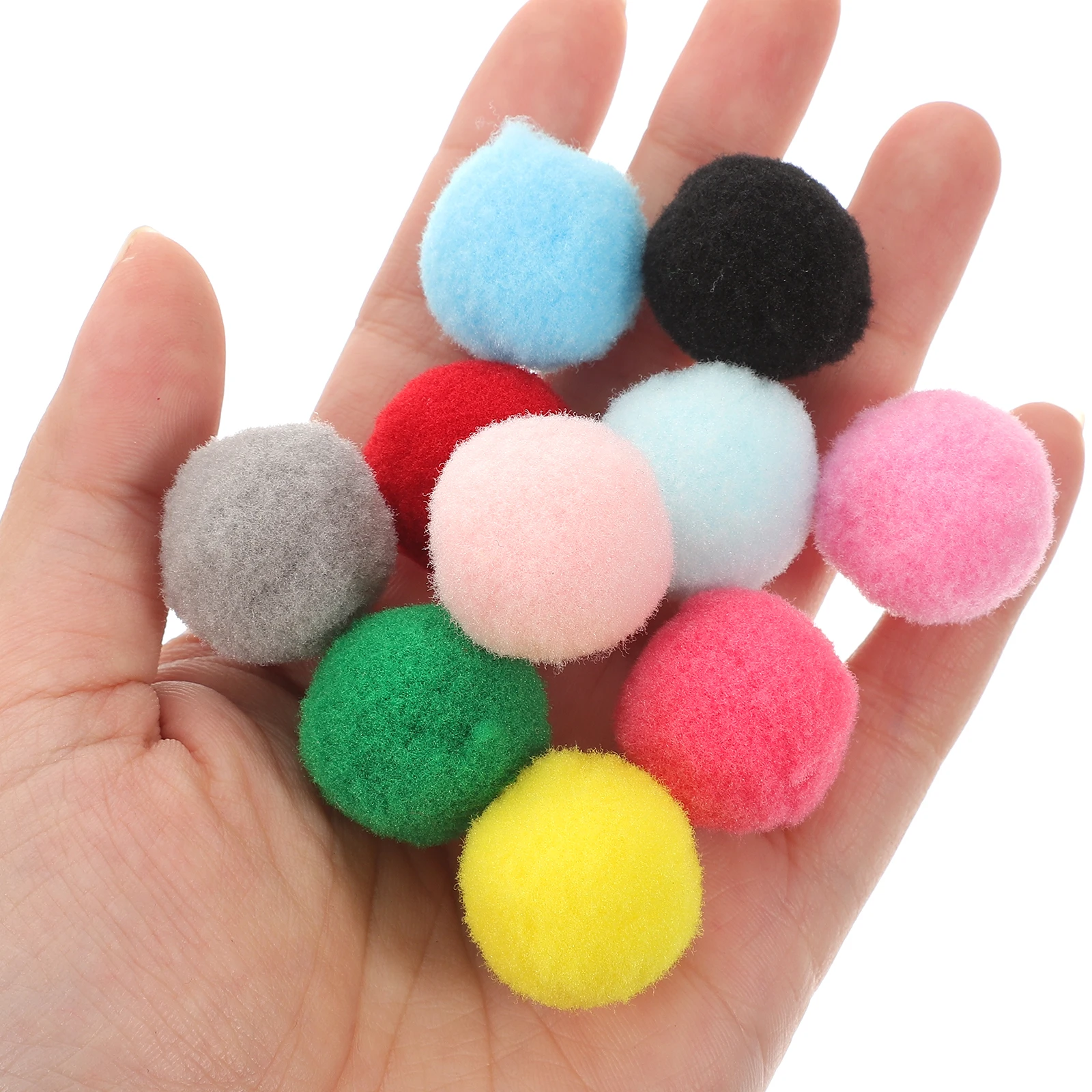 150 قطعة كرات بوم بوم متعددة الأغراض لتقوم بها بنفسك الديكور الملابس القبعات الأحذية صياغة الملحقات المواد الملابس ديكور الدعامة