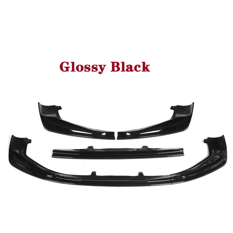 3pcs Car Front Bumper Splitter Lip Kit Diffuser Guard For Lexus IS250/350/200T/300 AWD F-Sport 2014-2016