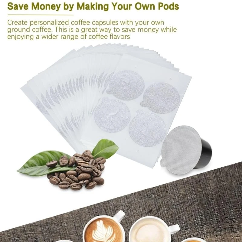 M7DF 45mm Coffee Pods ملصقات سدادات القهوة