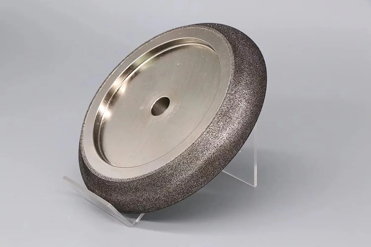 Grinding Wheel, Premium Bench and Pedestal Aluminum Oxide Bench Grinder Wheel, Fine Grit 6 Inch Grinding Wheel, Pack of 1