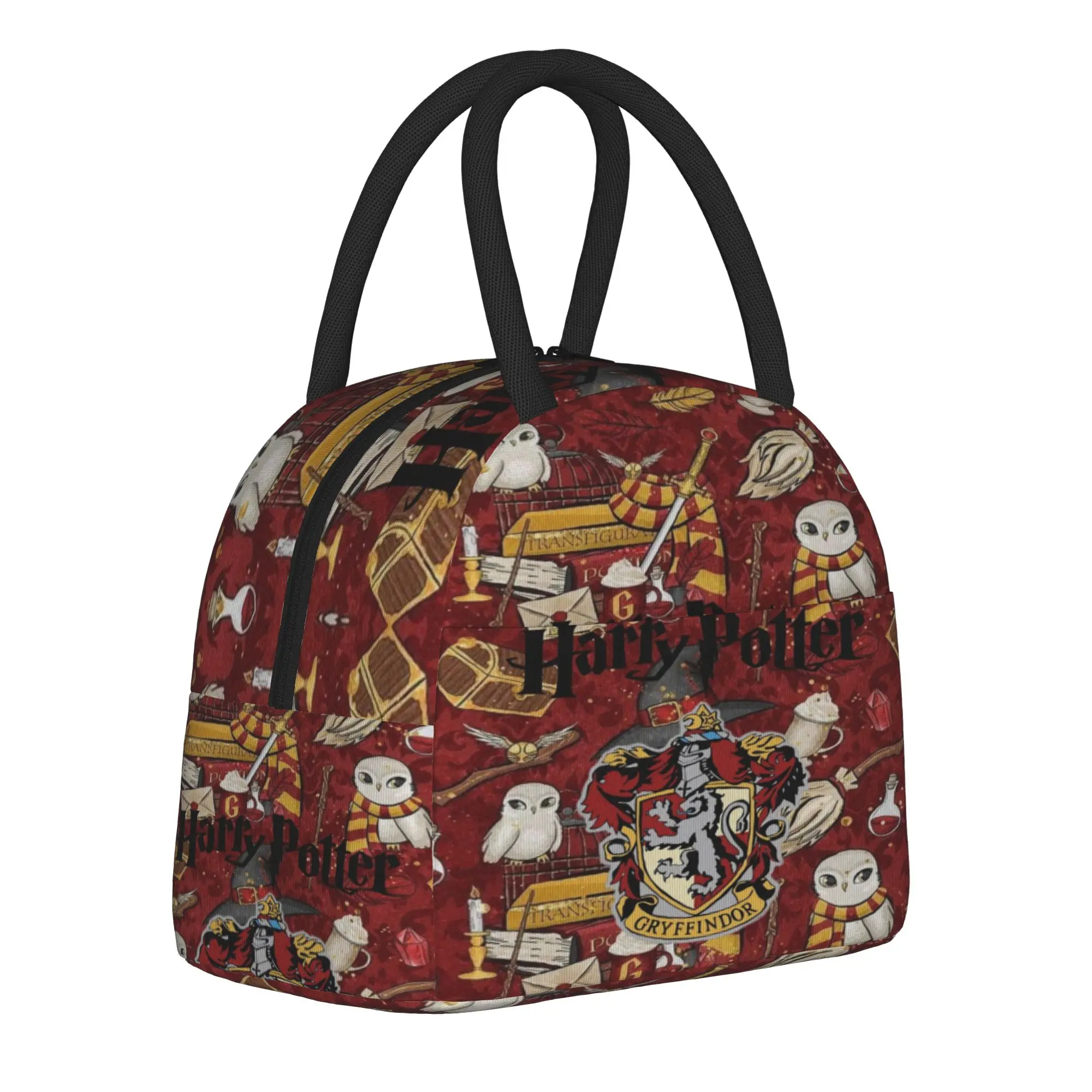 

H-HP-P Harrys potters magic Thermal Insulated Lunch Bag for Picnic Reusable Food Container Bags Men Women Thermal Lunch Boxes