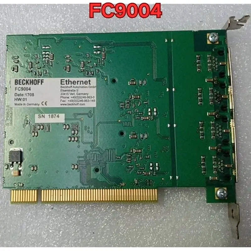 Second-hand FC9004 image acquisition card 4 network port interface card new test function normal Need to negotiate