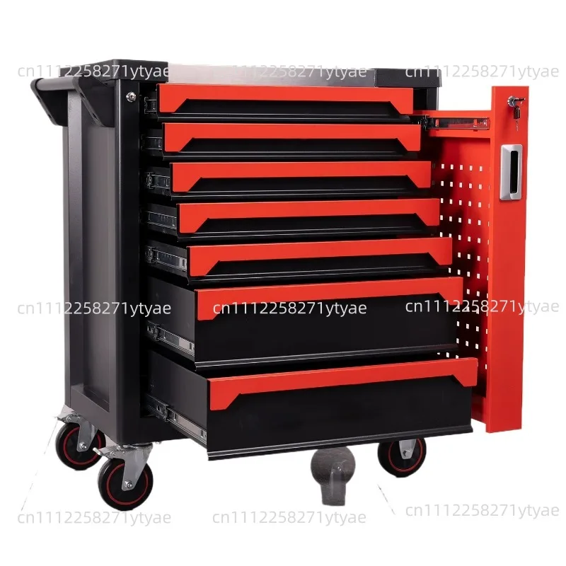 Metal Tool Cabinet With 7-Drawer Storage And Options For Garage Workshop