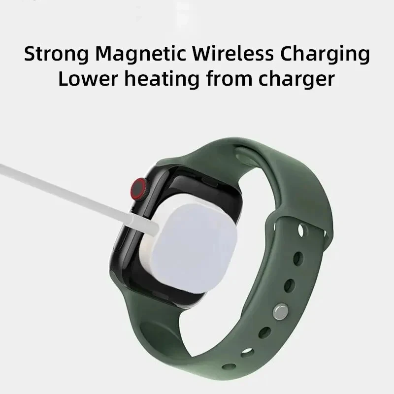 Original USB Magnetic Wireless Charger For Apple Watch Series 9 8 7 Ultra Fast Charging For iWatch 8 7 6 5 4 3 2 1 Cable Charger