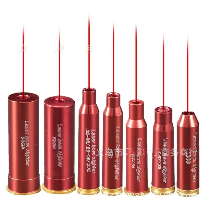 12 Gauge Caliber Laser Bore sight Training for 177 9mm Hunting Gun Laser 12GA 20GA .223 .308 7.62x39 Boresighter