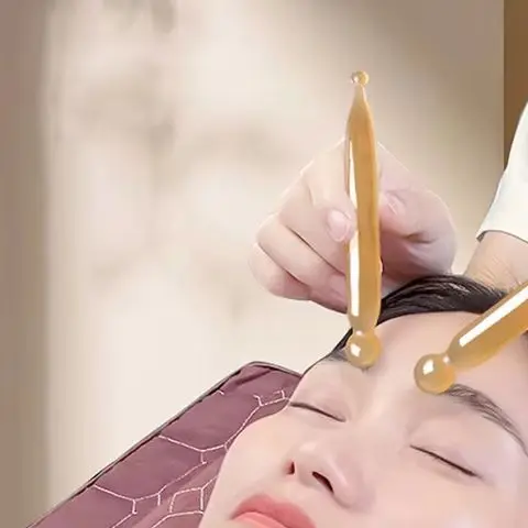 

1pcs Natural Jade Stick Stone Gua Sha Facial Massage Acupunctur Point Pen Chinese Medicine Guasha Beauty Messager Tool