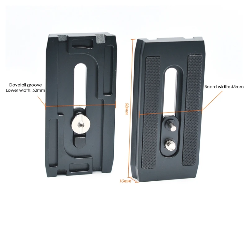 RISE-Quick Release Plate,Camera Quick Release Plate Adapter For Benro KH25/KH26/KH25N/KH26NL Camera Accessories