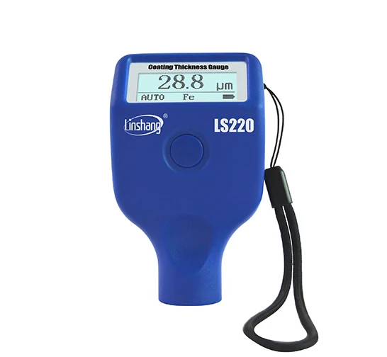 LS220 auto car paint film coating Thickness gauge meter Tester instrument Fe/NFe For Non magneti and Non conductive Coatings