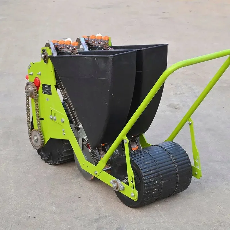Agricultural hinery 2 Rows Seed Drill Seeder Planting hine Hand Planter for Garlic