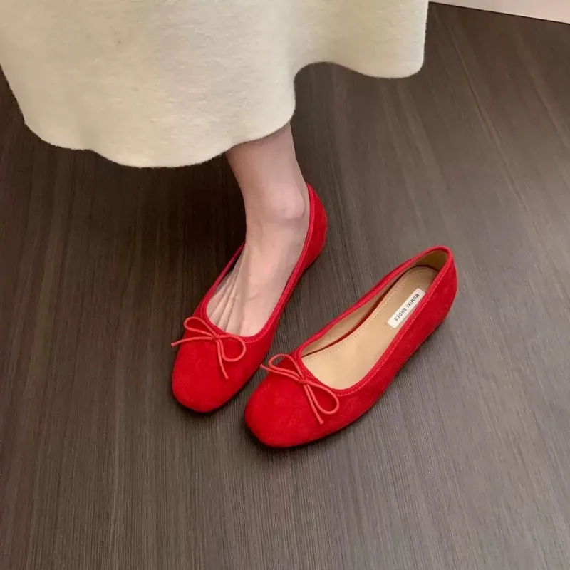 

Women Ballet Shoes 2025 Spring New Dance Training Shoes Mules Shoes Ladies Casual Flats Mary Jane Evening Shoe Zapatos De Mujer