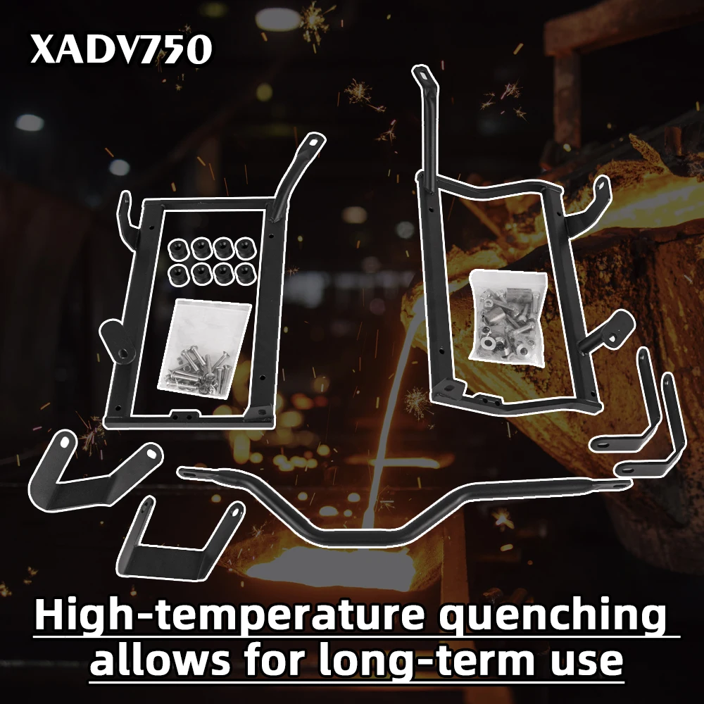 Suitable for Honda XADV750 motorcycle side box bracket carbon steel quick release 20-26 view 3