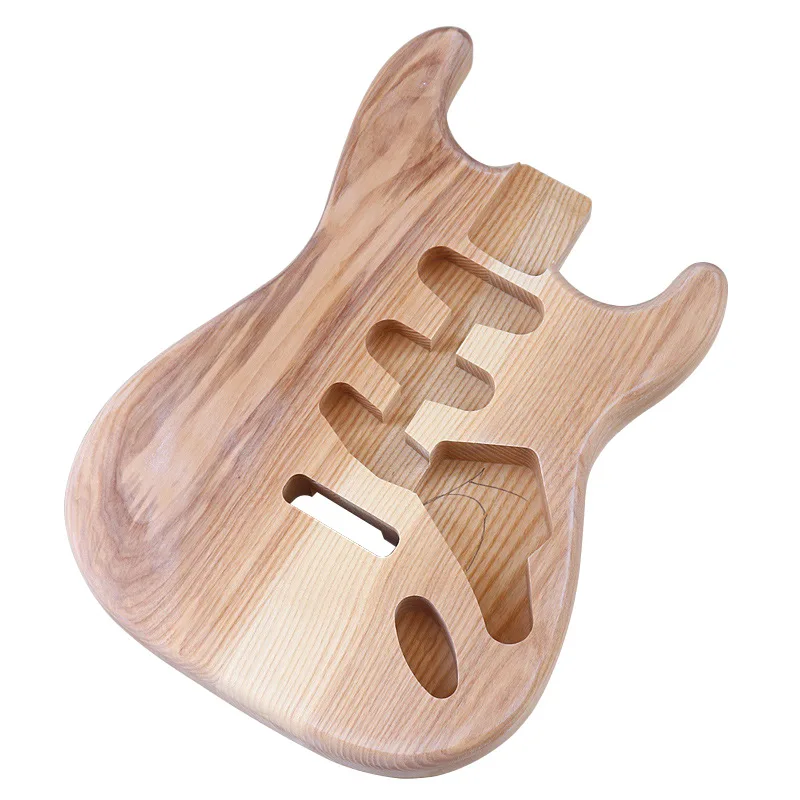 Two piece wooden puzzle, wooden guitar body, electric guitar modification, DIY electric guitar instrument accessories, and guita