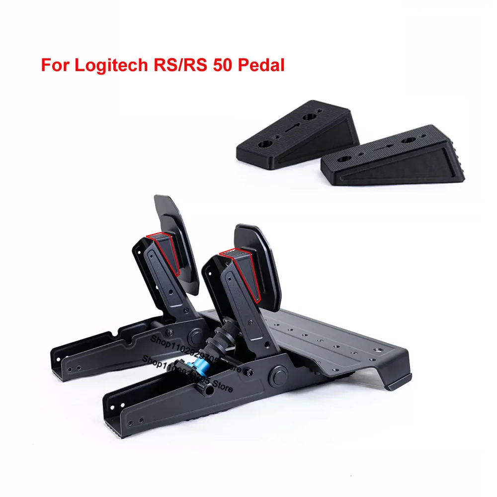 

Simracing Throttle Clutch Brake Pedal Height Increasing Panel Angle Module For Logitech RS/RS 50 Pedal Modification Upgrade Kit