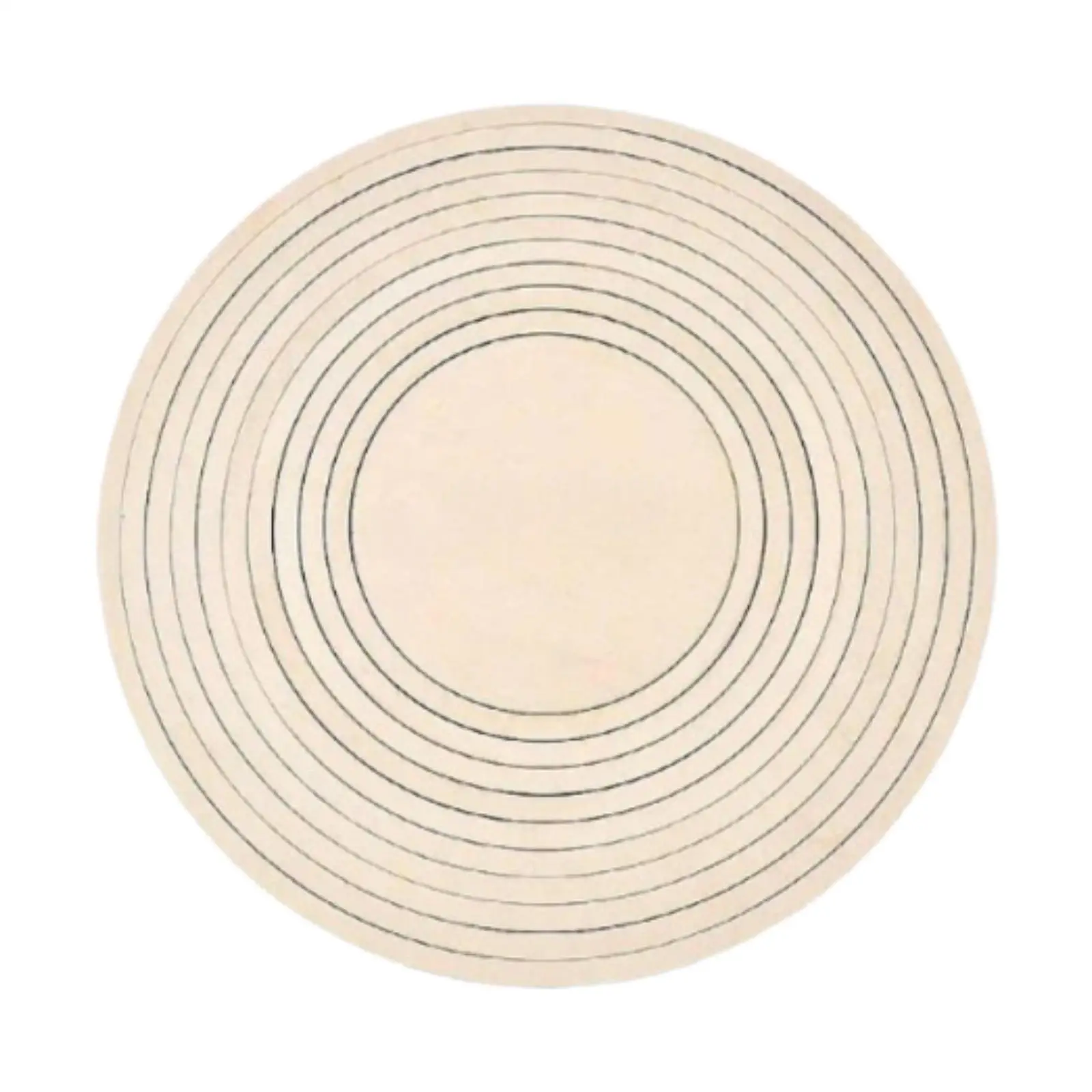 لوازم أدوات الفخار المستديرة، مجموعة قطع الطين، دليل القطع المركزي القابل للتكديس والسميك #2