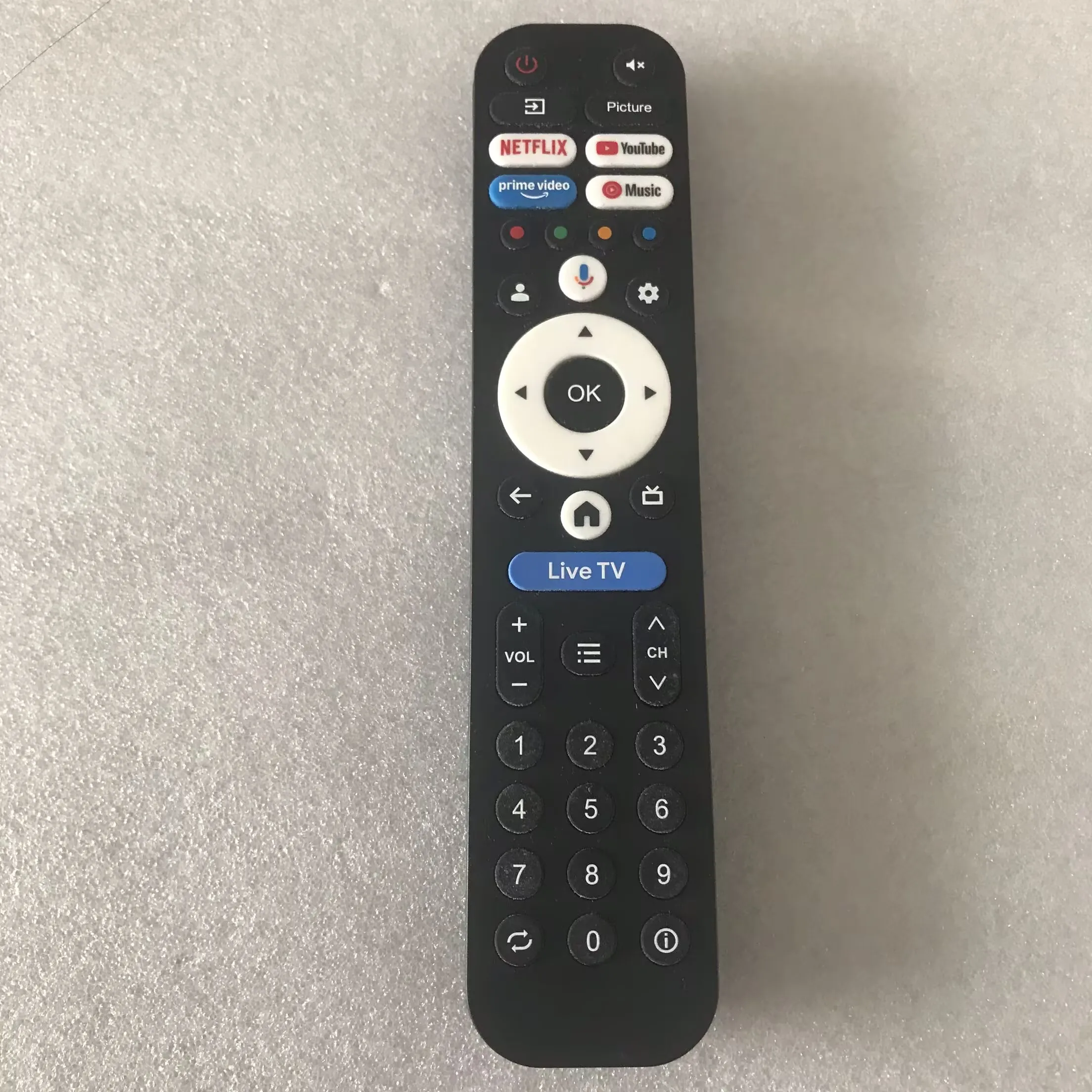 Voice TV Remote 7601‑ZS2220‑01440011‑X Netflix YouTube Prime Video （The shape and buttons must be the same.）