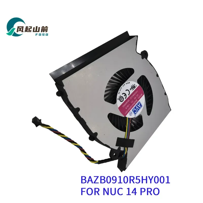 CPU Cooling Fan for BAZB0910R5HY001 NUC 14 PRO Mini PC Host Replacement Heatsink Fan