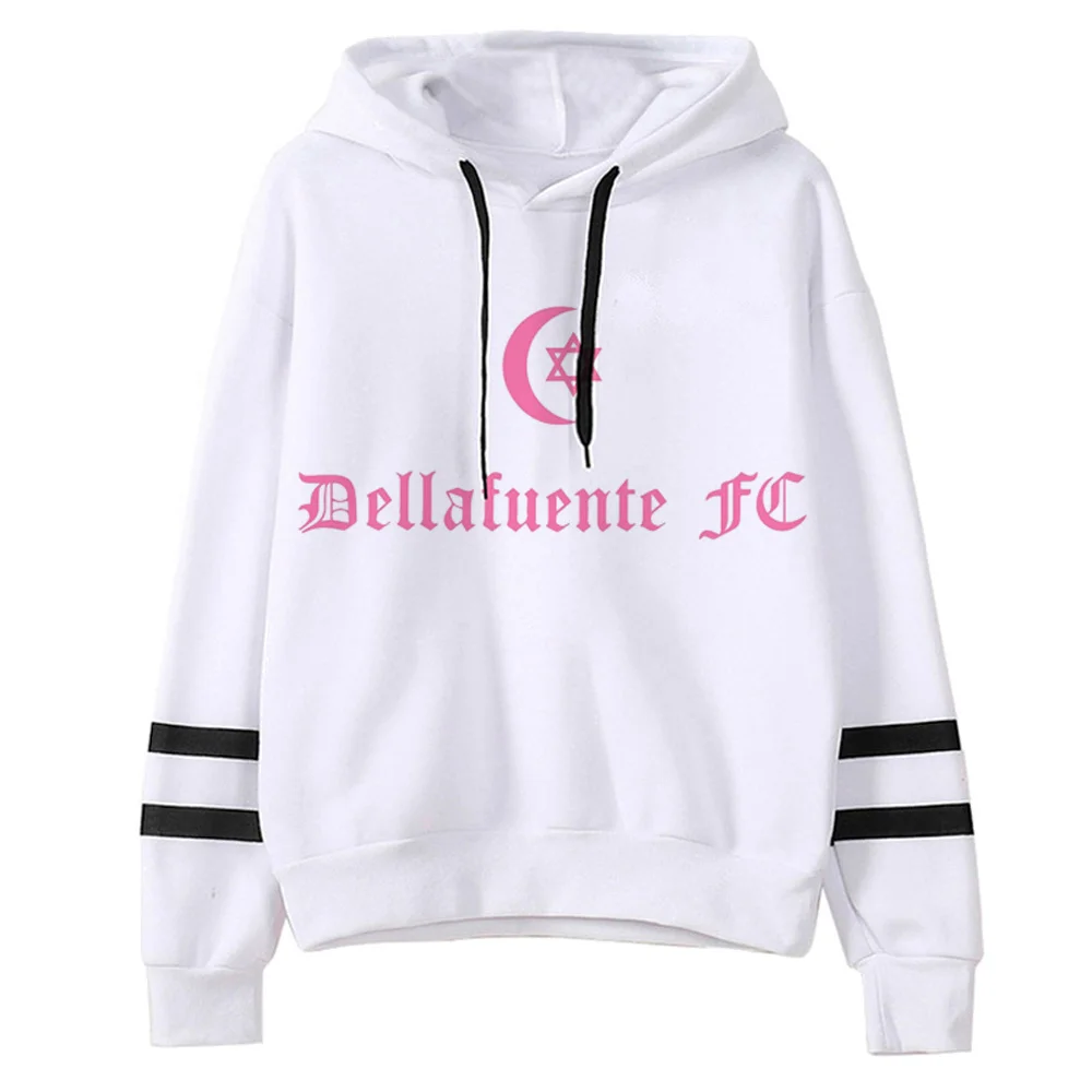 Dellafuente hoodies women Korean style anime hoddies female vintage sweatshirts