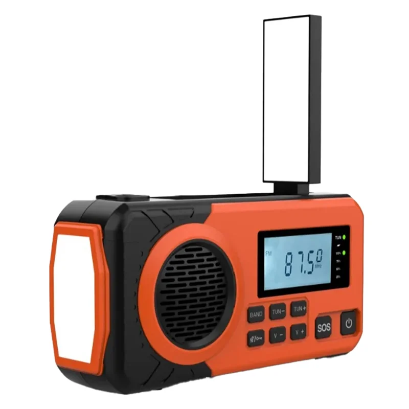 

ABSQ-Solar Hand Crank Emergency Weather Radio Emergency Weather Radio SW/AM/FM Portable Radio