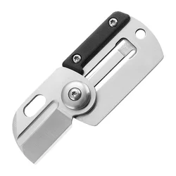 Mini Pocket Knife Stainless Steel Folding Knife Outdoor Survival EDC Tools Gadget Keychain Pendant Box Letter Opener