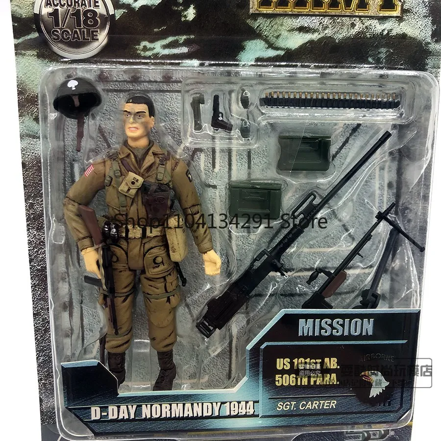 Modelo militar bbi original, escala 1:18, soldados, exército dos eua, figuras de ação articuladas, brinquedo infantil, conjunto de 4 peças