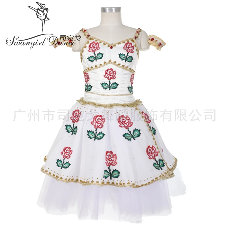 New Arrival Women The Awakening of Flora Professional Ballet Stage Cosutmes Tutu Dress BT4170