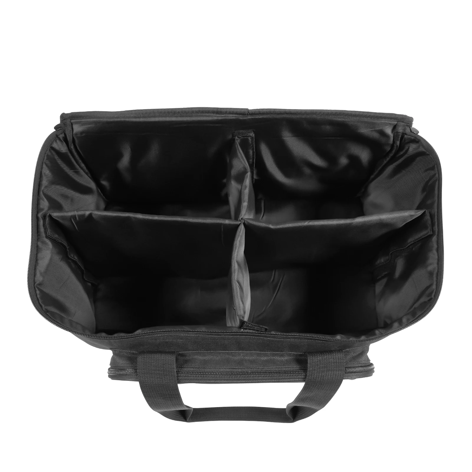 Par Spotlight Bag Padded Storage Bag 600D waterproof PVC+210D lining For 40*20*23.5CM 4 Pcs Par Lights Bag With Partition Black