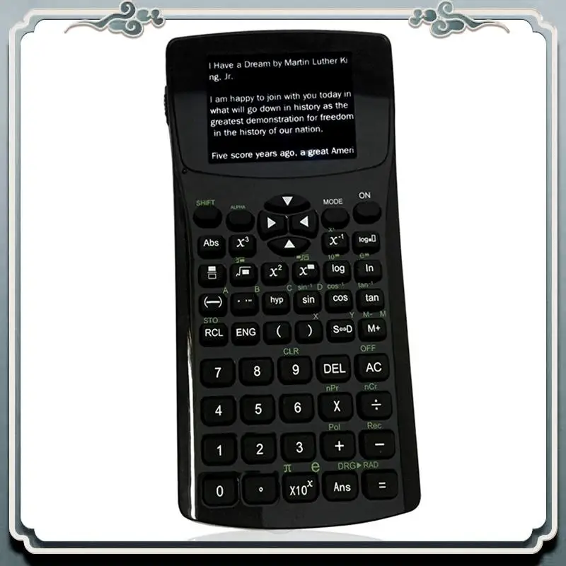 

Калькулятор ABIJ-Txt Magic с памятью 4 ГБ, функциями воспроизведения музыки, видео, фото, электронных книг, кнопкой экстренного вызова и многофункциональным чтением текста