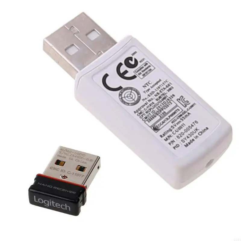 Q5WA لمستقبل USB USB Wireless USB توصيل متوافق مع أجهزة الأداة المساعدة مثل لوحة مفاتيح الماوس اللاسلكية