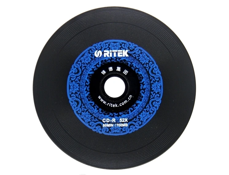 Black Music CD-R Disc CDR 52X 700MB 80Min 50pcs/pack