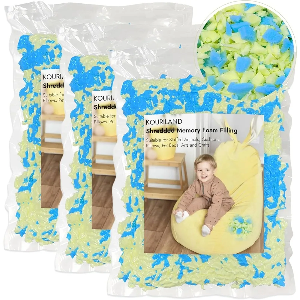 

Охлаждающий гель-наполнитель из пены с эффектом памяти 15 фунтов для мешков, подушек и поделок своими руками — мягкий и гипоаллергенный