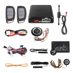 Universal PKE Car Alarm Remote Start Push Button Start Auto Start NFC Entry Keyless Start System