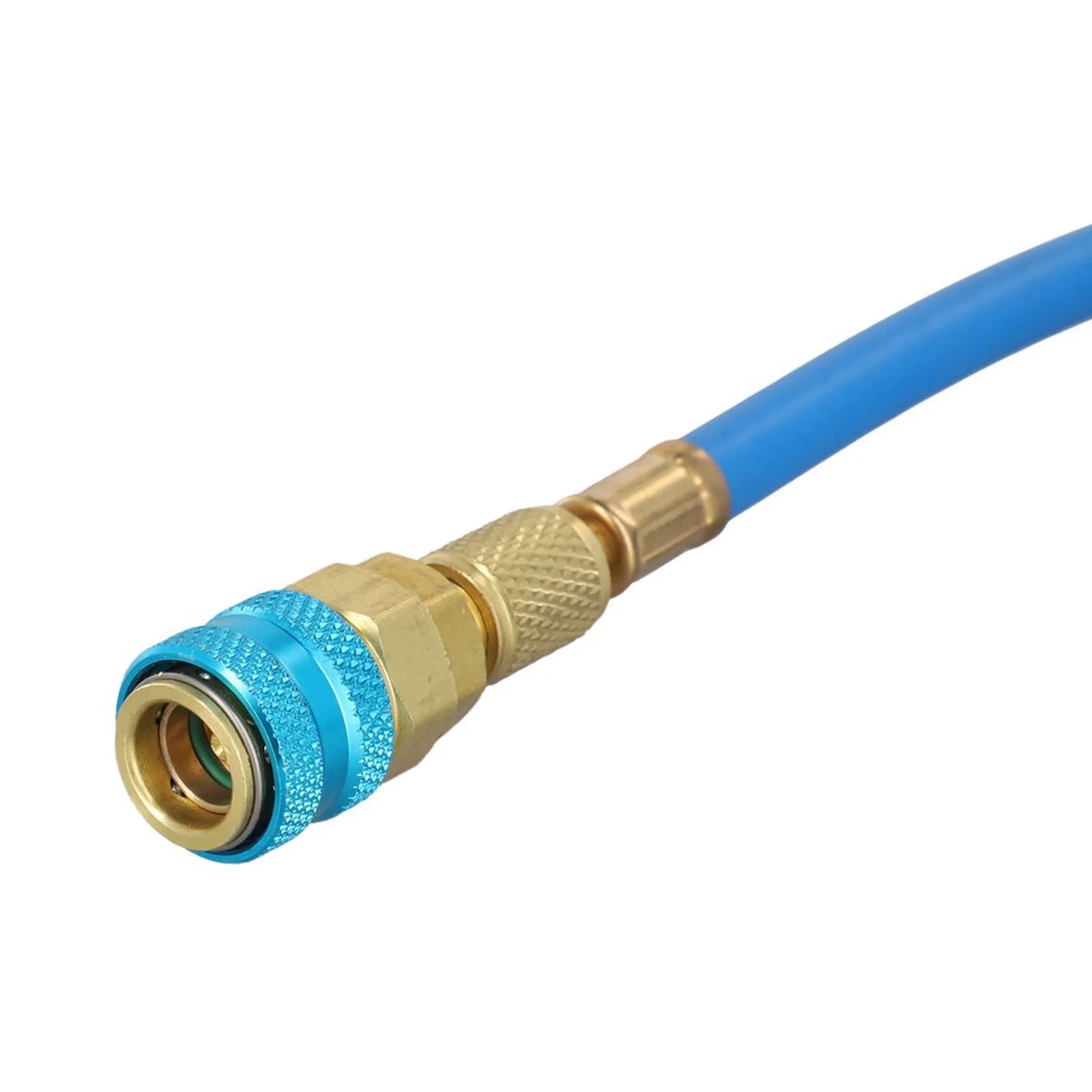 

AC U Charge Hose With Gauge A/C R134A Charging Hose Auto Maintenance Easy-to-Use For R134A Air Conditioner Systems