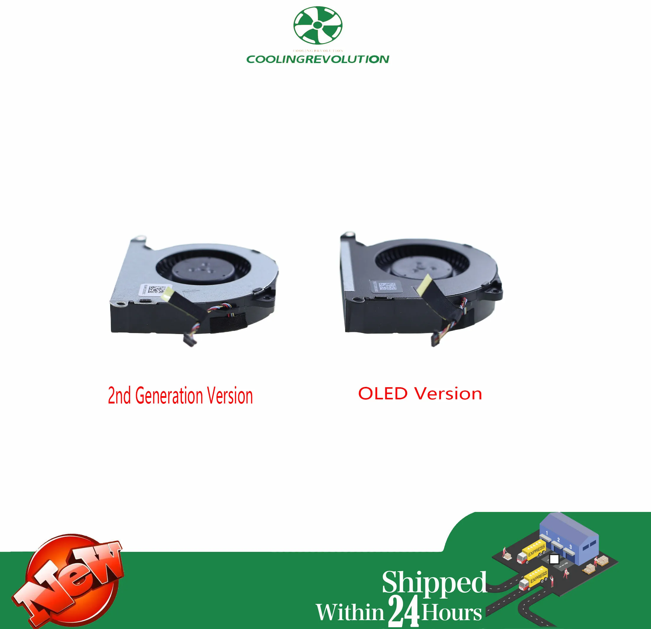 Laptop CPU Cooling Fan for Steam Deck Generation II/OLED BSB0512MC-00 BSB0512MA-00 BO3508S2H-000P - view 4