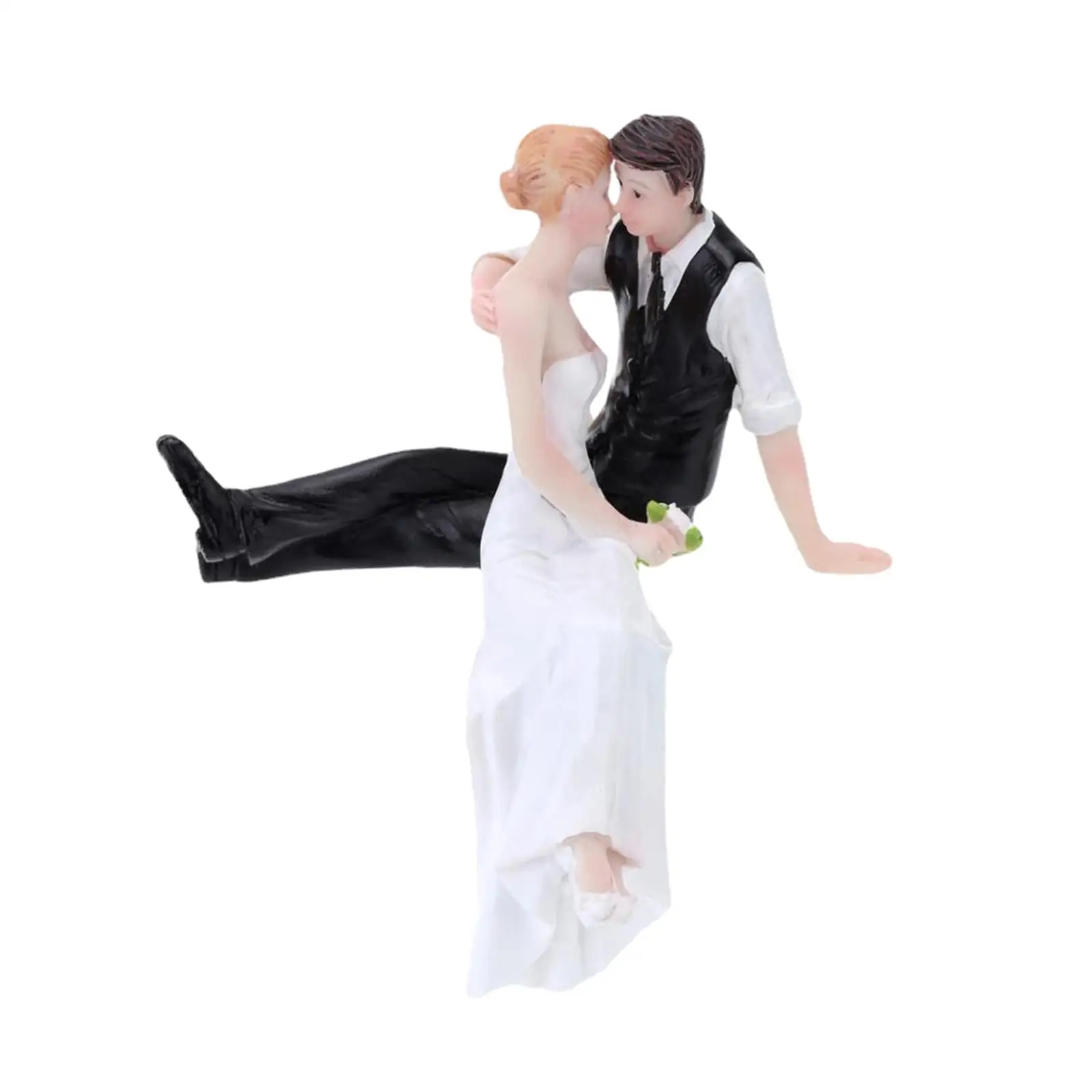 Rustic Cake Topper Miniature Scene People for Anniversary Centerpiece