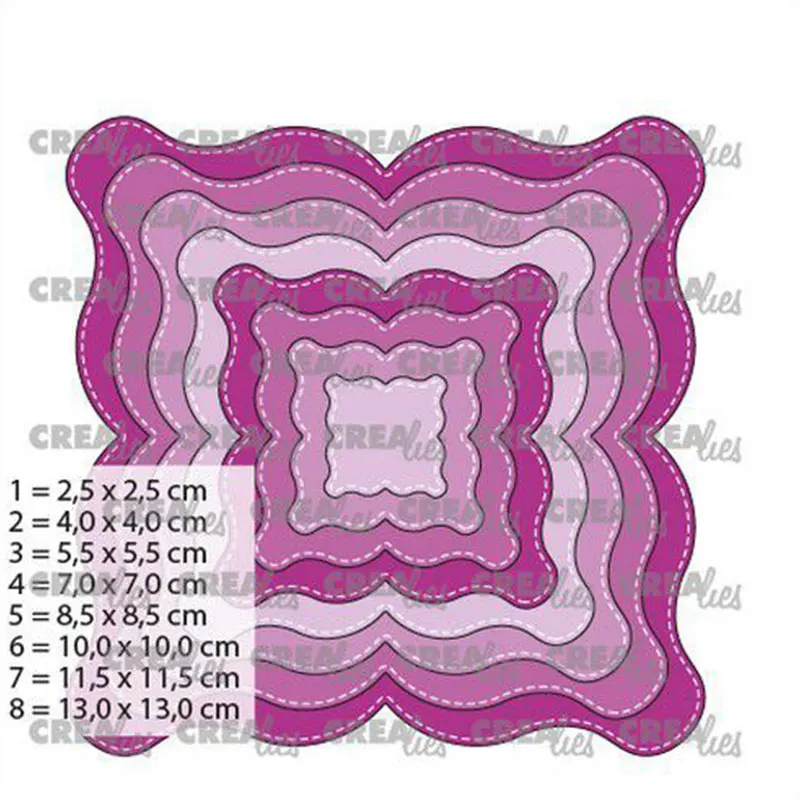 2026 Circle Rectangles Background Metal Cutting Dies For DIY Scrapbooking Crafts Maker Photo Album Template Handmade Decoration