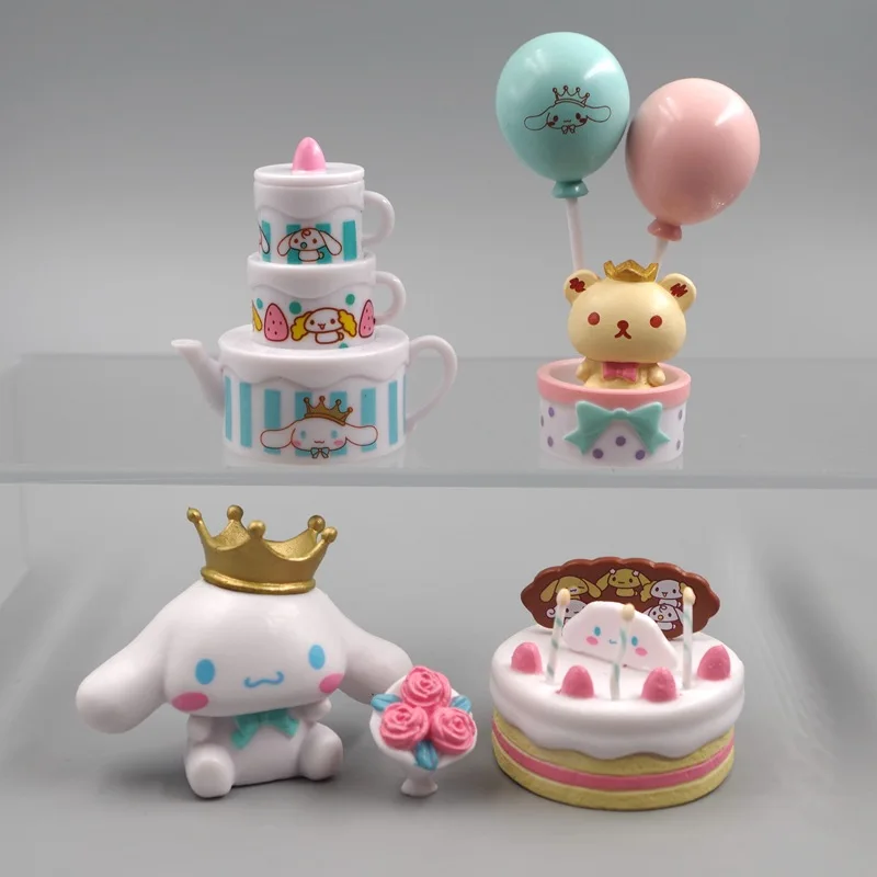 

Four big-eared dog birthday parties, balloons, bear dolls, DIY patch materials, scene ornaments, dolls