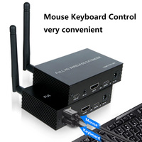 1080p USB Wireless HDMI KVM Extender Video Transmitter and Receiver 200M for DVD Camera Laptop PC To TV Projector Mouse Keyboard