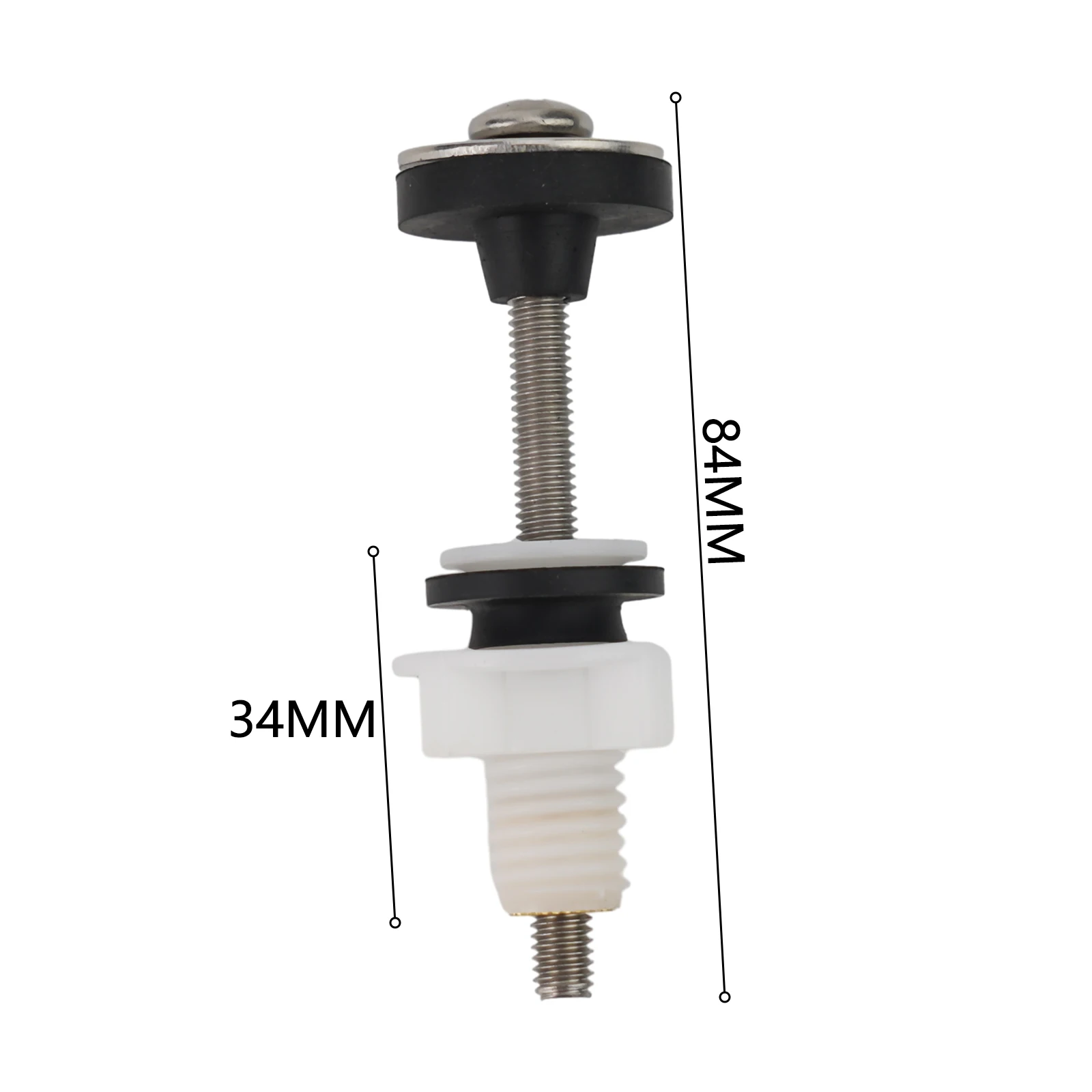 Toilet Installation Close Coupling Bolts Bolts Diameter M6 Practical Use Secures Toilet Tank Easy Installation Locking Nuts