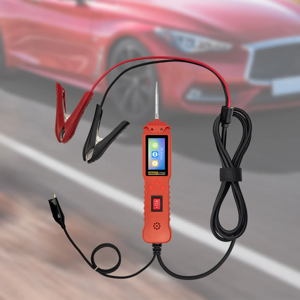 12 24V Automotive Circuit Tester Continuity Voltage Test/Test Light 2M Cable Voltage Resistant Tester Auto Diagnostic Tools